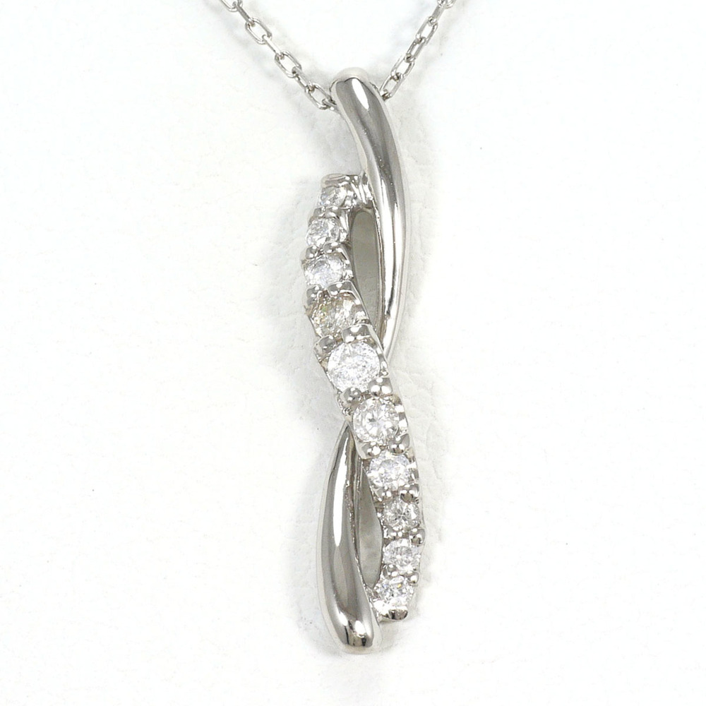 VINTAGE Silver Diamond Necklace